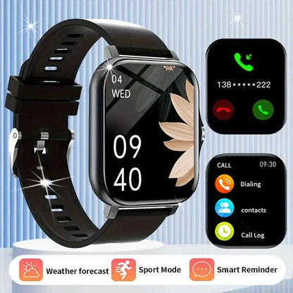 Father'S Day and Summer Festivals:High-Definition Full-Screen Touch Smart Watch for Men & Women with Call/Message Notifications, Step Counting, Calorie Tracking, Sports Modes,Compatible with Iphone & Android Super Bowl, Super Bowl Outdoor Sports