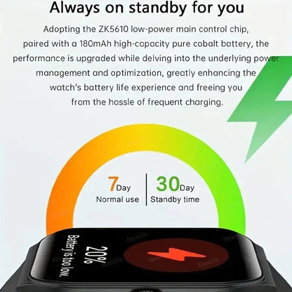 Father'S Day and Summer Festivals:High-Definition Full-Screen Touch Smart Watch for Men & Women with Call/Message Notifications, Step Counting, Calorie Tracking, Sports Modes,Compatible with Iphone & Android Super Bowl, Super Bowl Outdoor Sports
